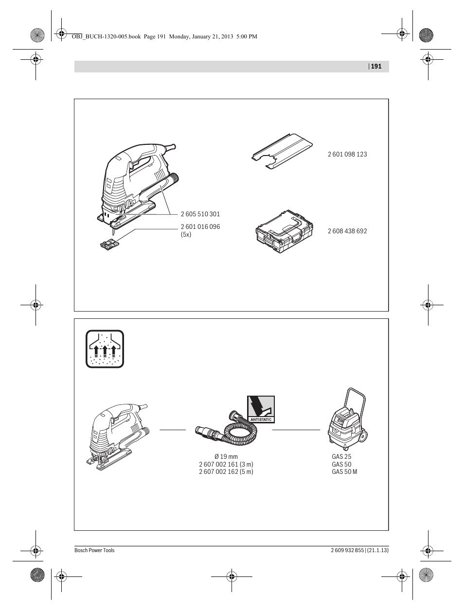 Bosch GST Professional 140 CE User Manual | Page 191 / 191