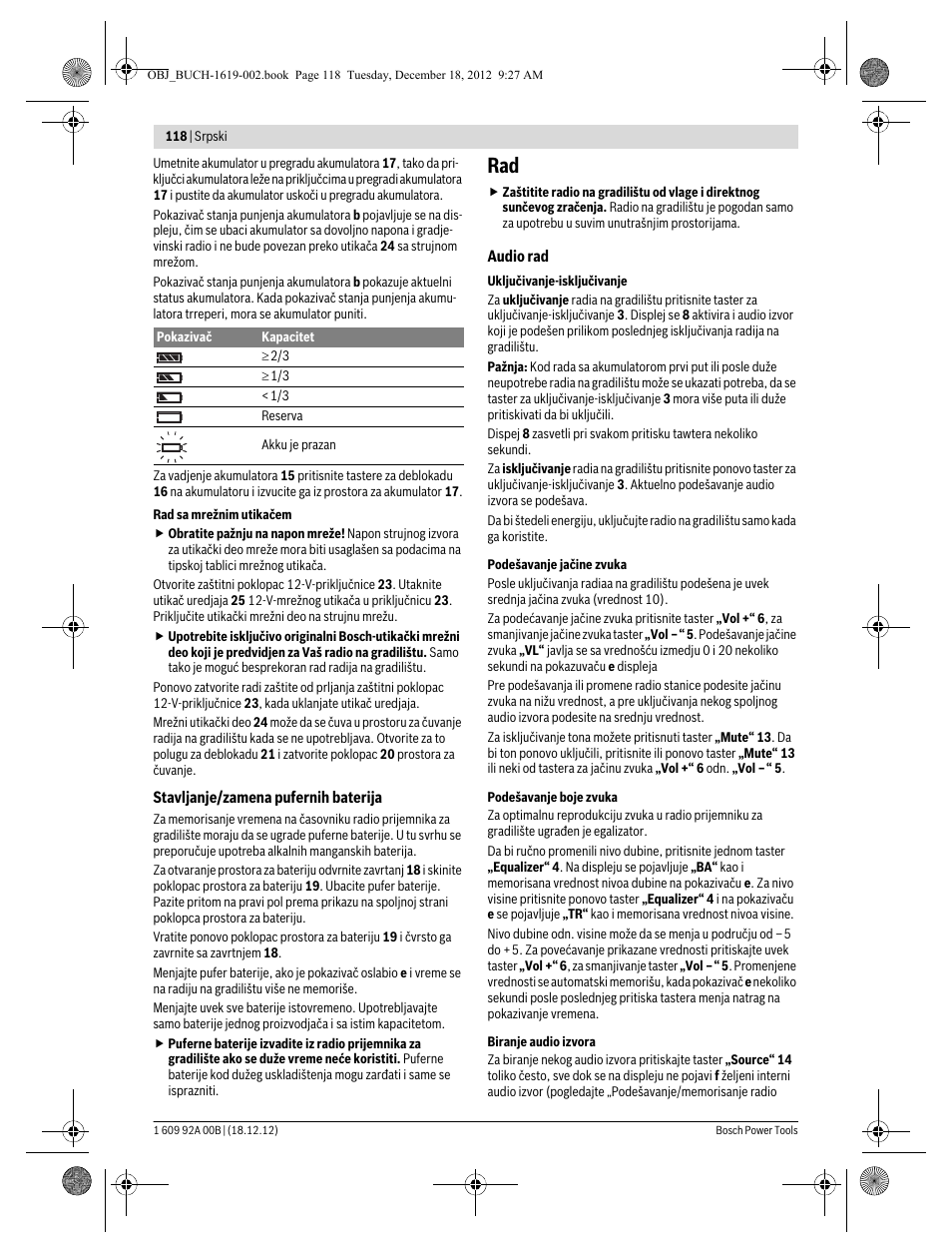 Bosch GML 10,8 V-LI Professional User Manual | Page 118 / 155