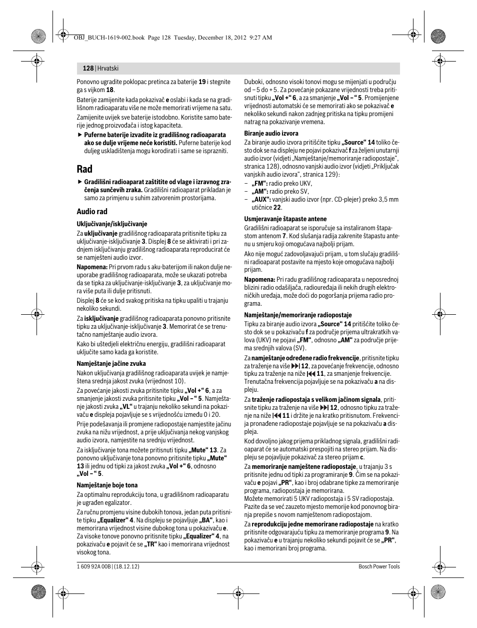 Bosch GML 10,8 V-LI Professional User Manual | Page 128 / 155