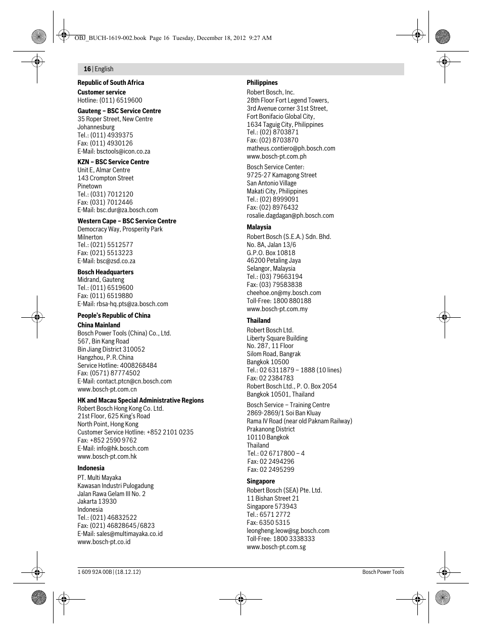 Bosch GML 10,8 V-LI Professional User Manual | Page 16 / 155