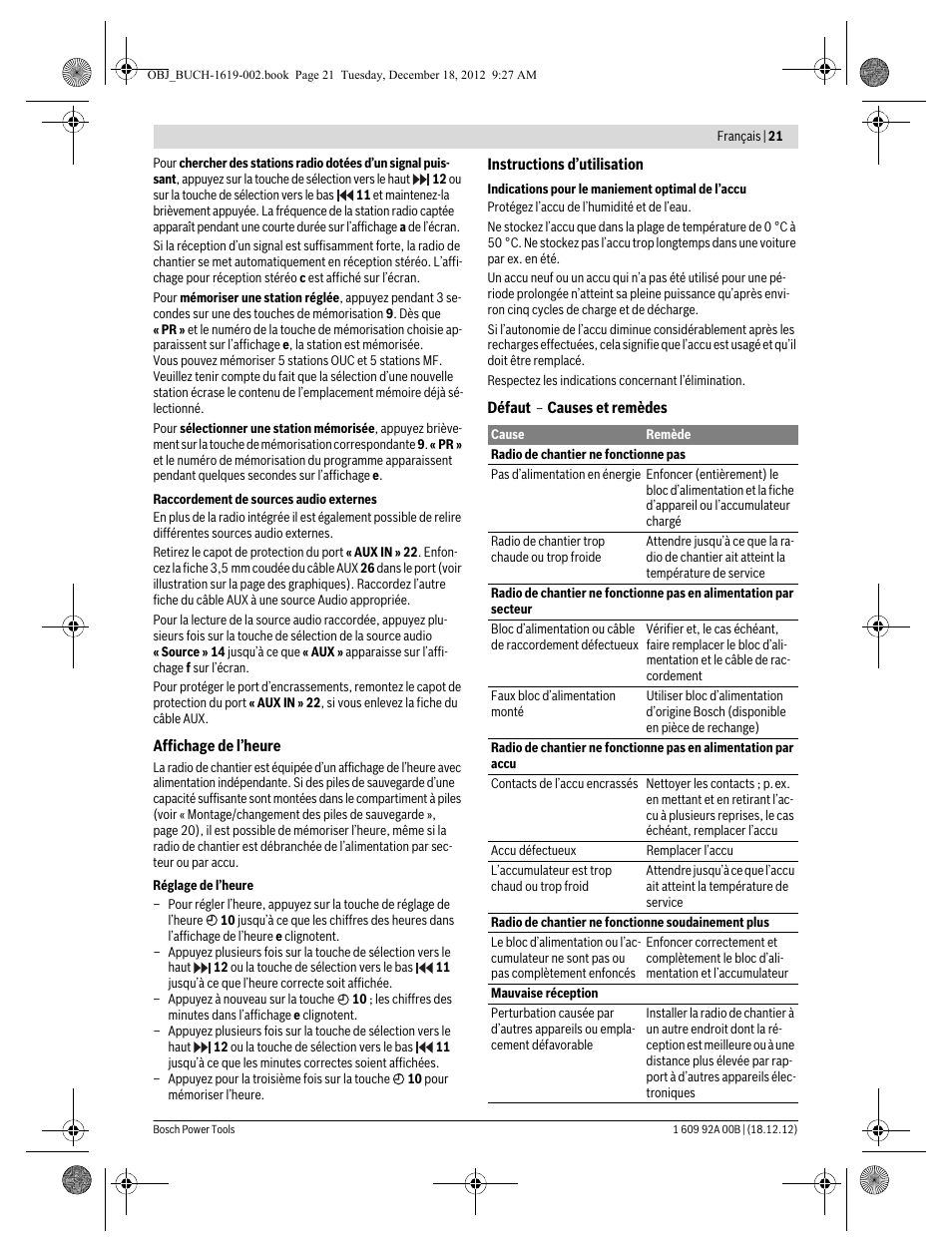 Bosch GML 10,8 V-LI Professional User Manual | Page 21 / 155