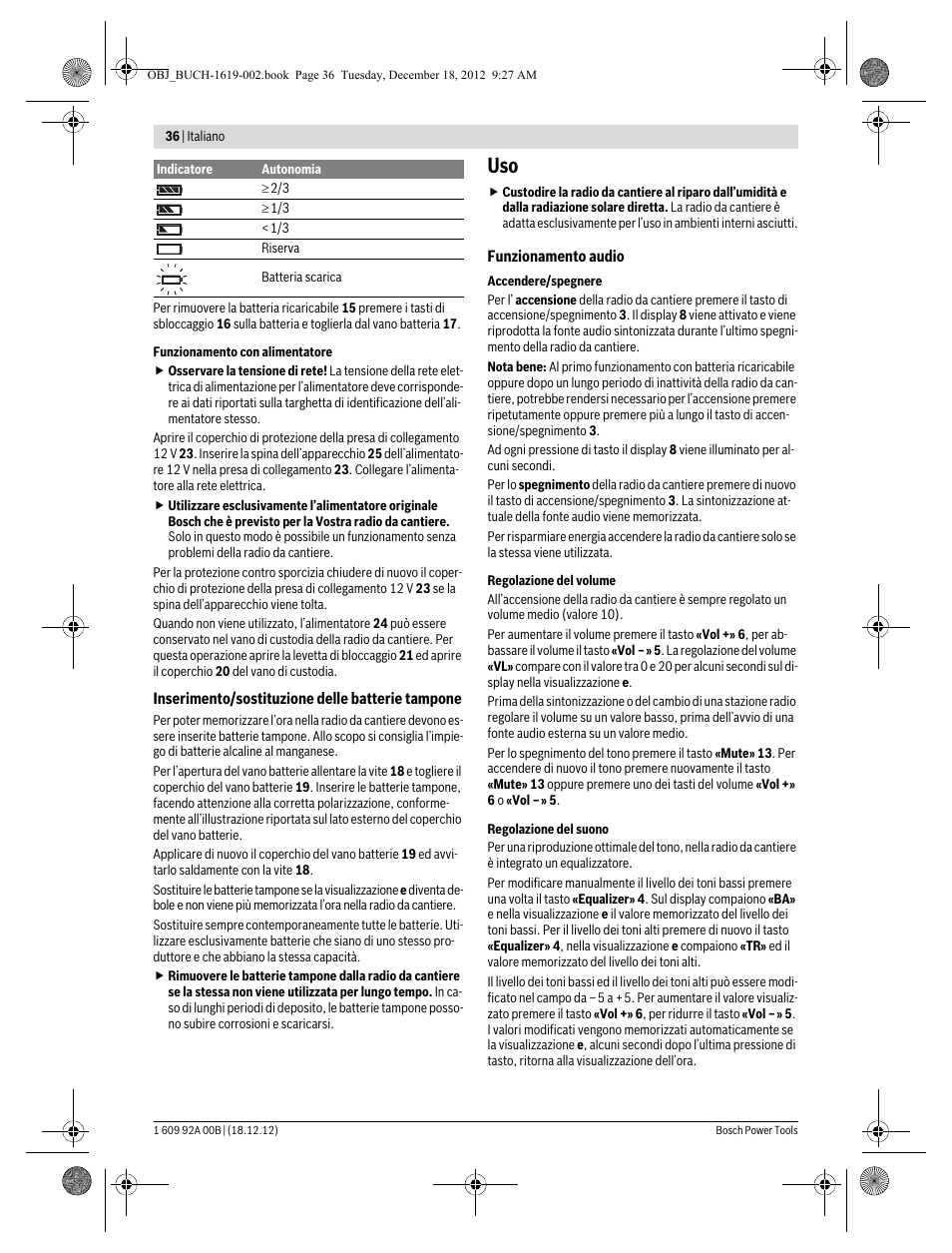 Bosch GML 10,8 V-LI Professional User Manual | Page 36 / 155