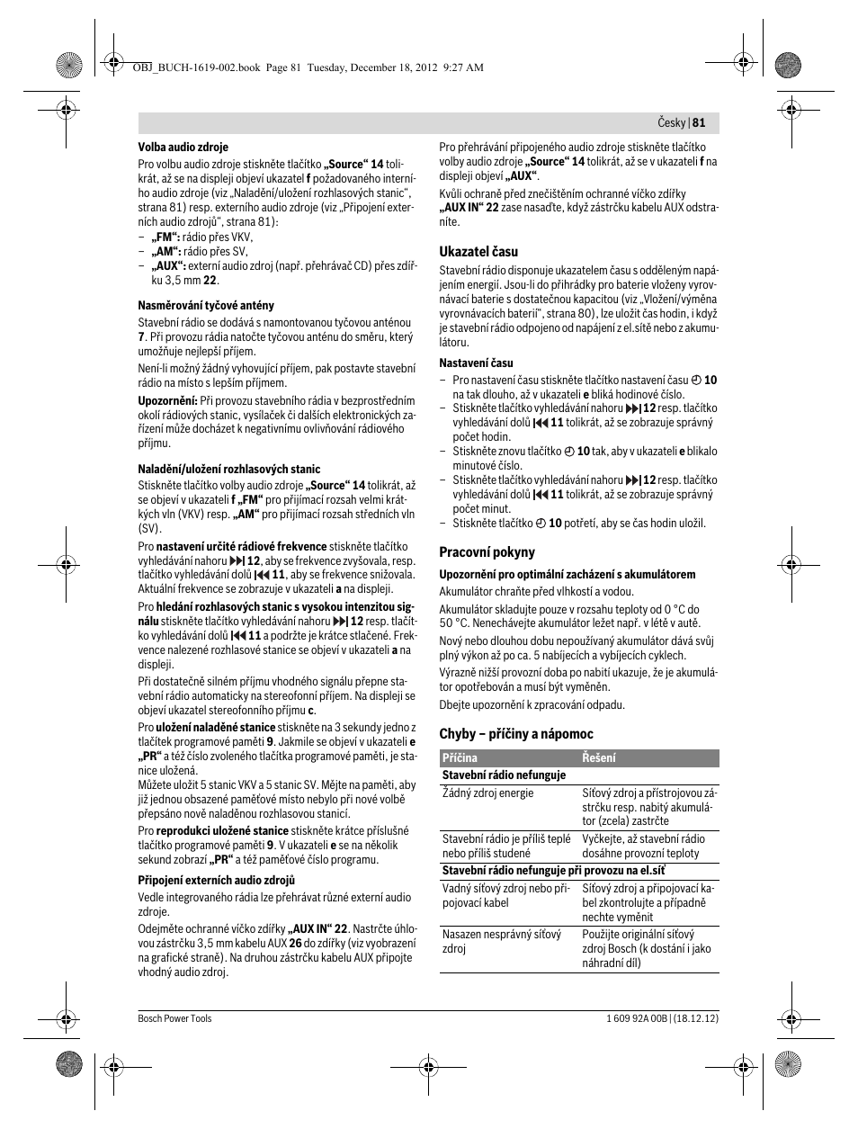 Bosch GML 10,8 V-LI Professional User Manual | Page 81 / 155