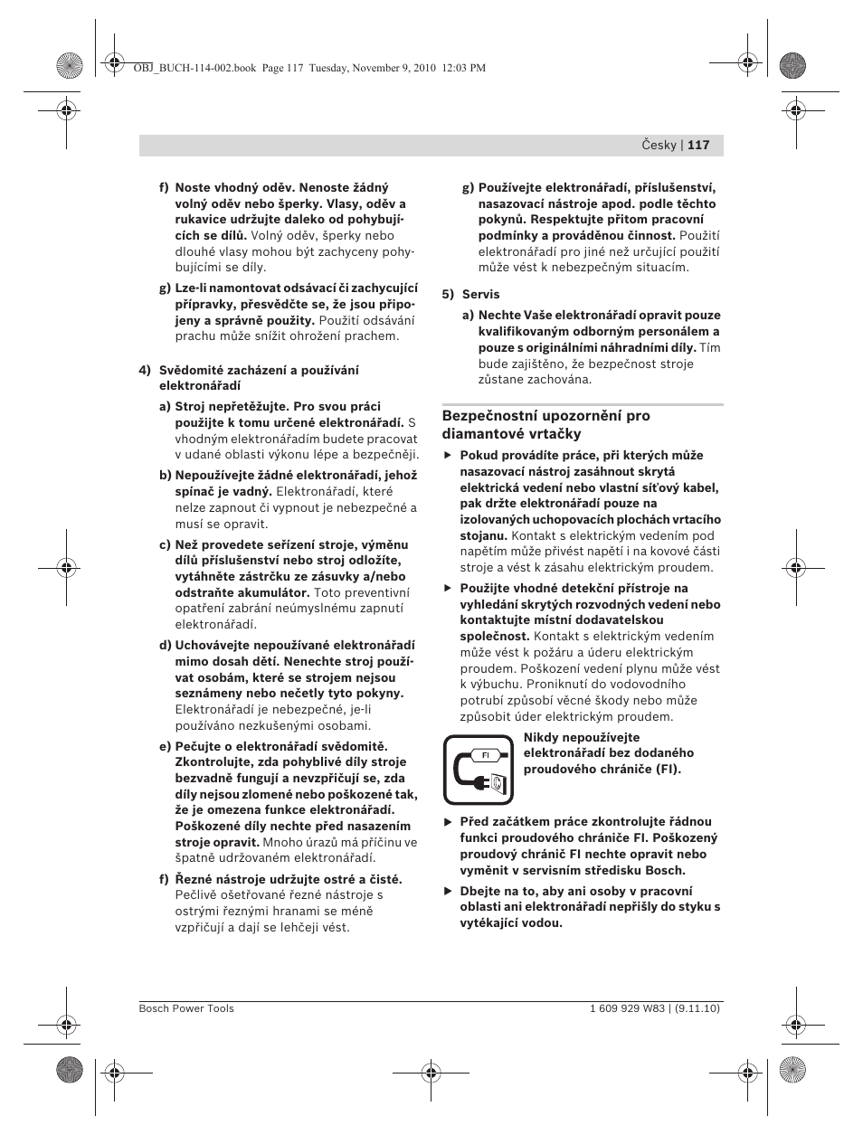 Bosch GDB 2500 WE Professional User Manual | Page 117 / 270