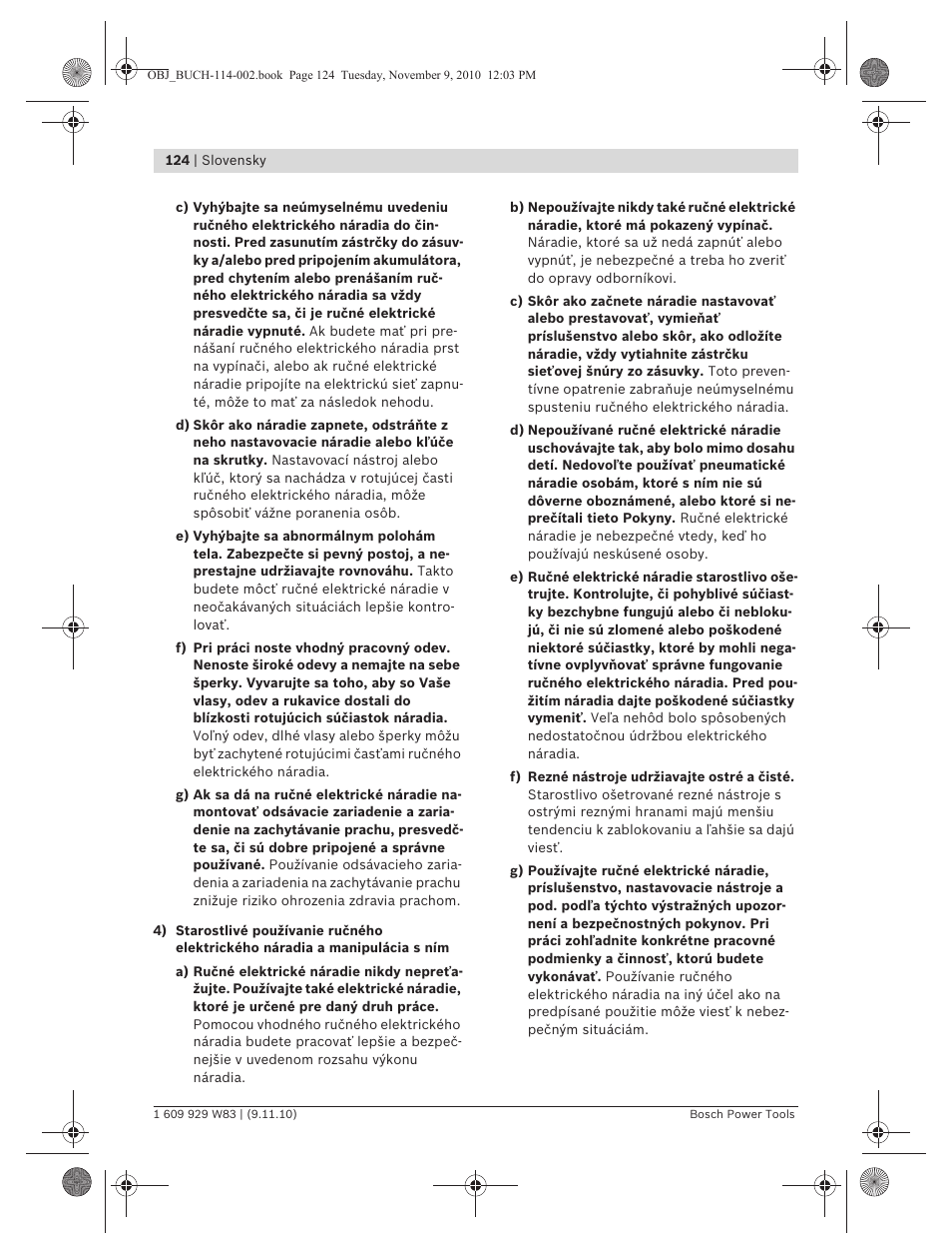 Bosch GDB 2500 WE Professional User Manual | Page 124 / 270