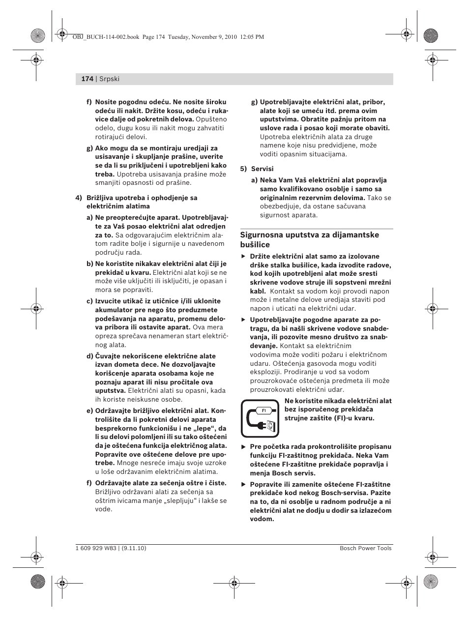 Bosch GDB 2500 WE Professional User Manual | Page 174 / 270
