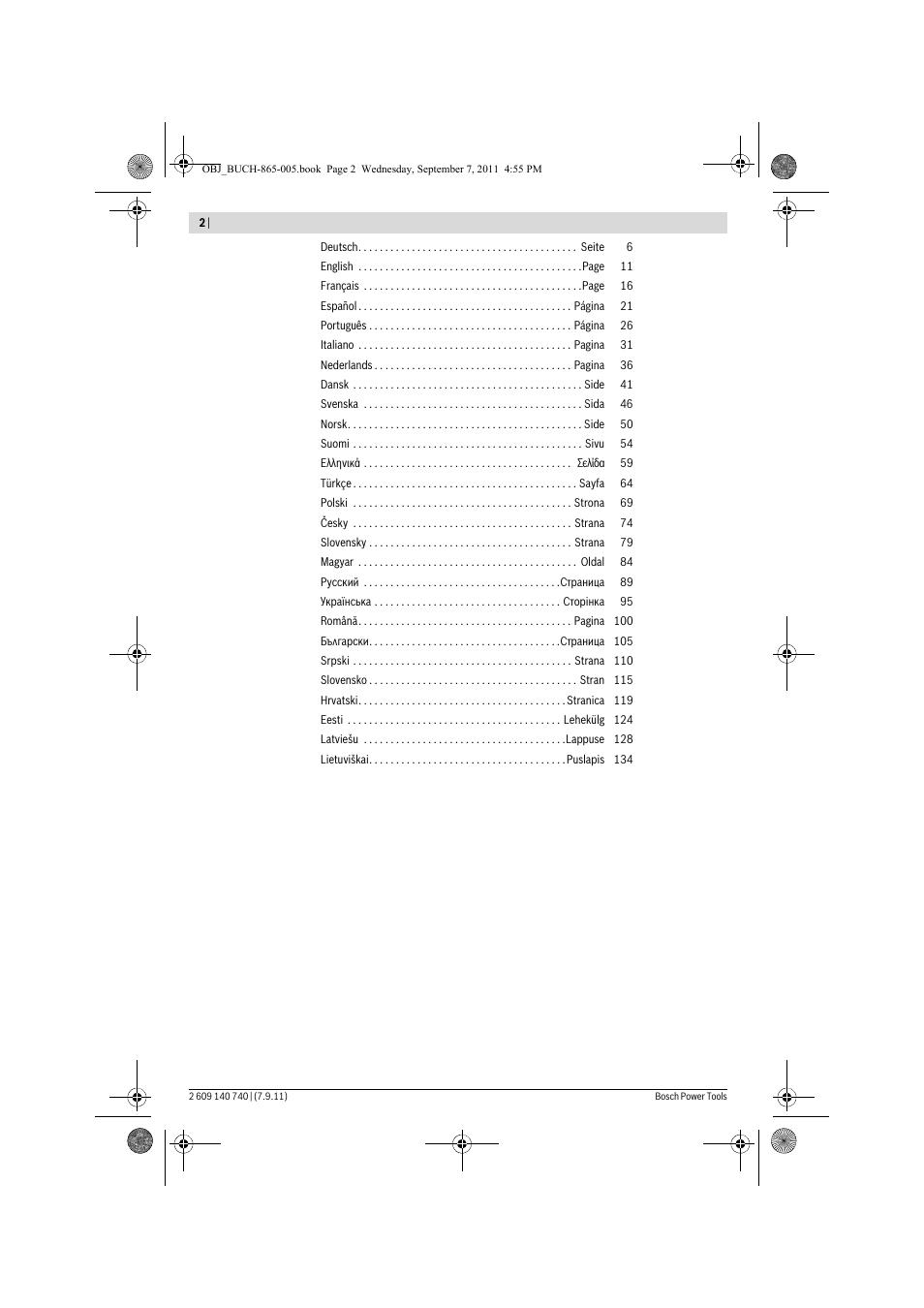 Bosch GHO 15-82 Professional User Manual | Page 2 / 139