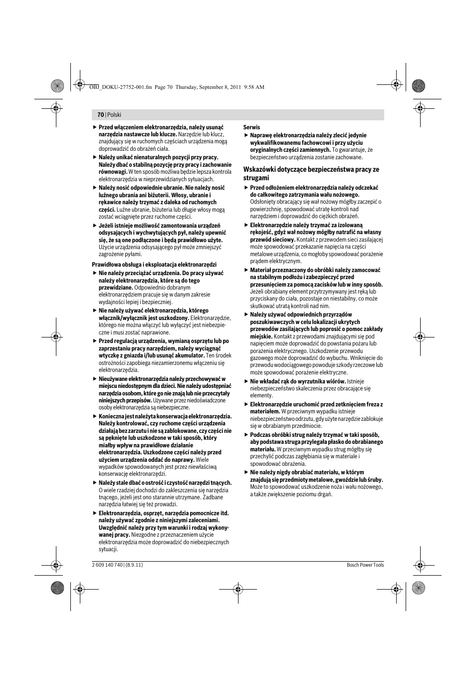 Bosch GHO 15-82 Professional User Manual | Page 70 / 139