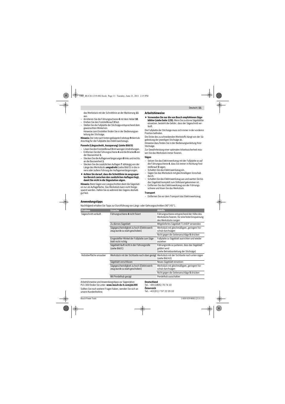 Bosch PLS 300 User Manual | Page 11 / 130