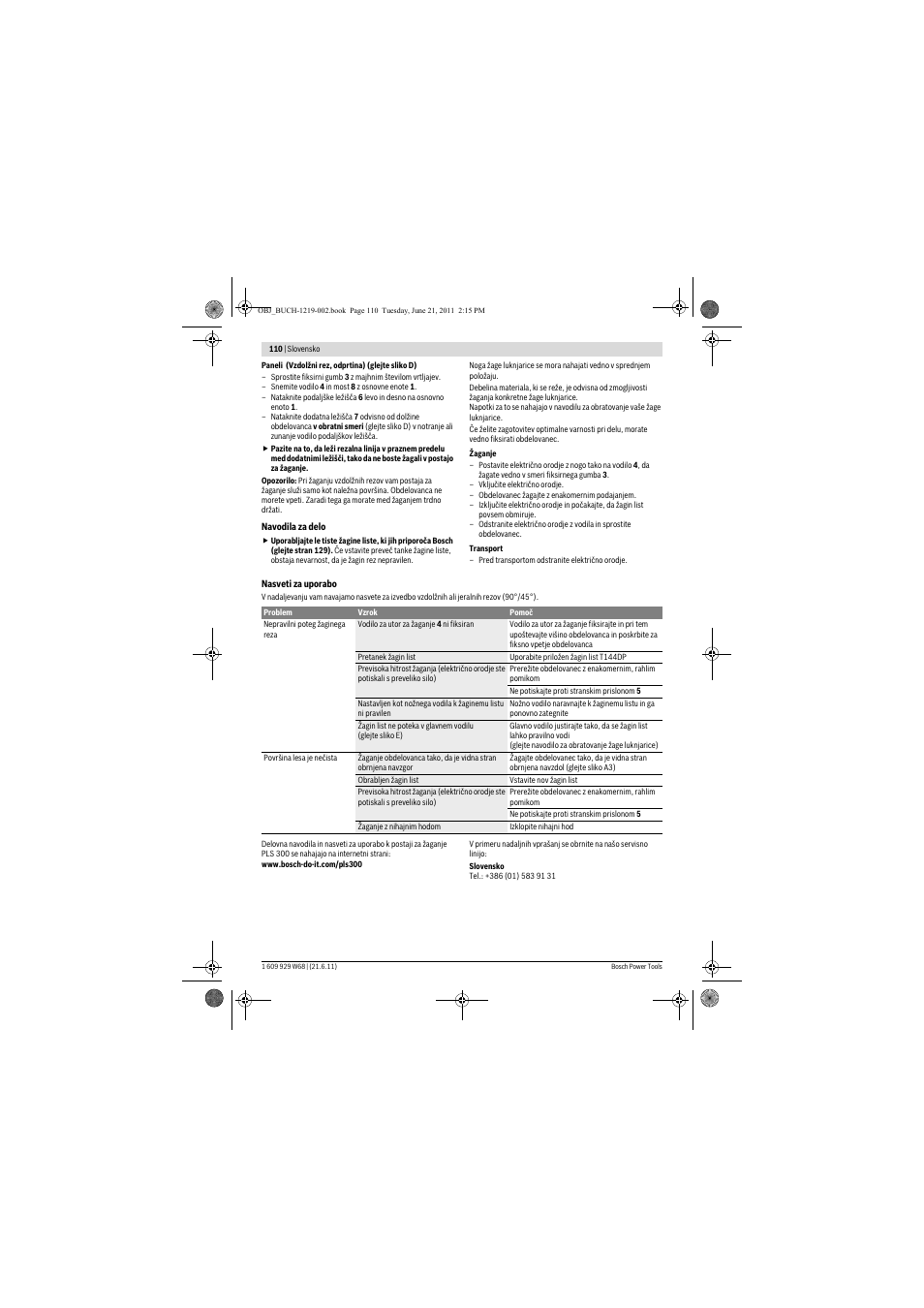 Bosch PLS 300 User Manual | Page 110 / 130