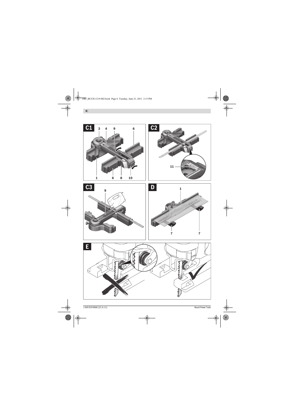 C1 c2 c3 d e | Bosch PLS 300 User Manual | Page 6 / 130