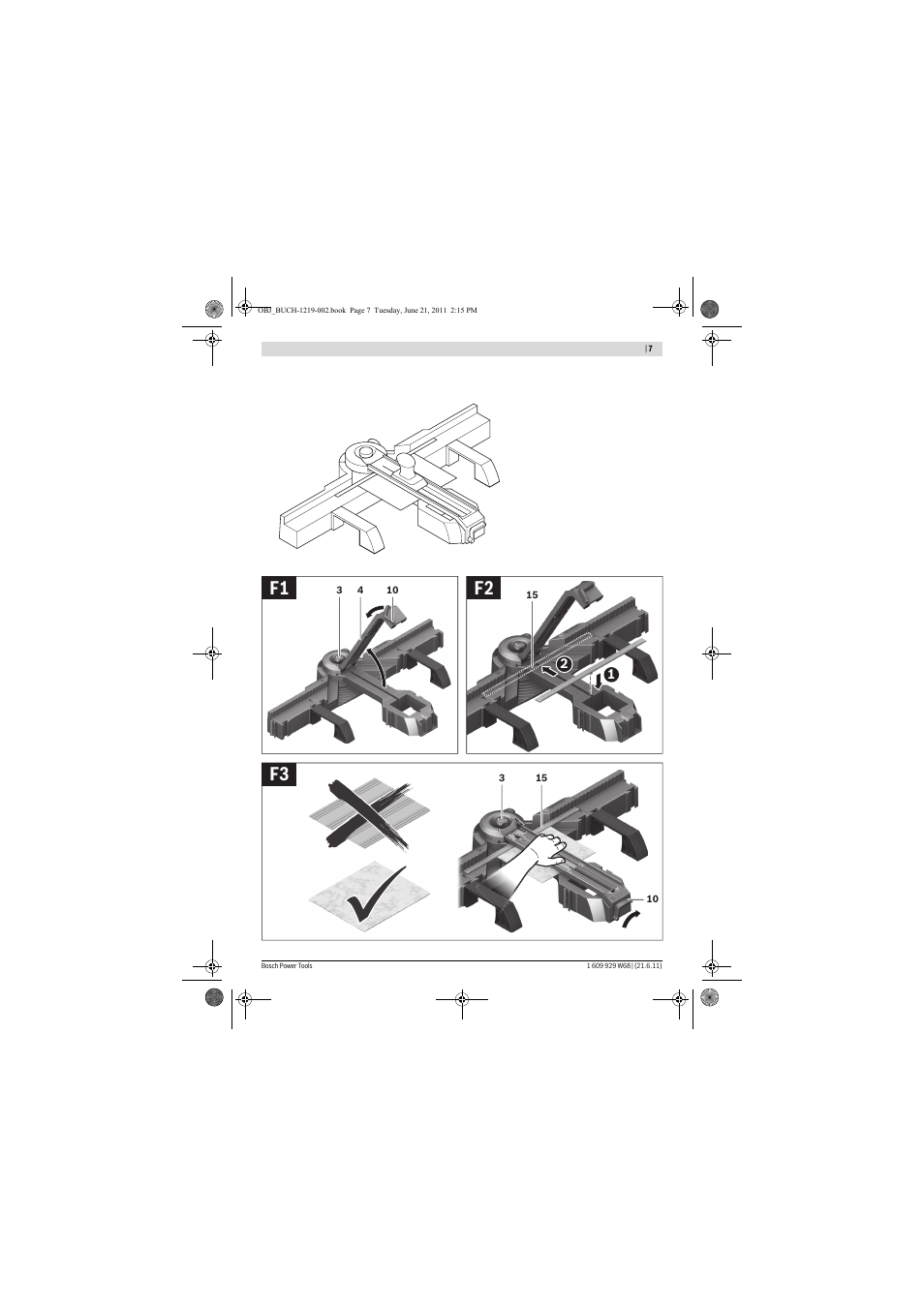 F1 f2 f3 | Bosch PLS 300 User Manual | Page 7 / 130