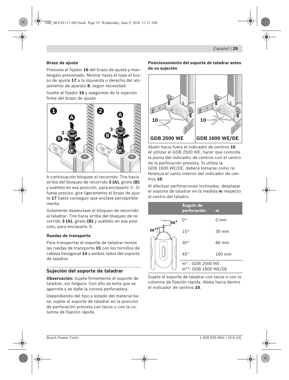 Bosch S 500 A Professional User Manual | Page 29 / 216