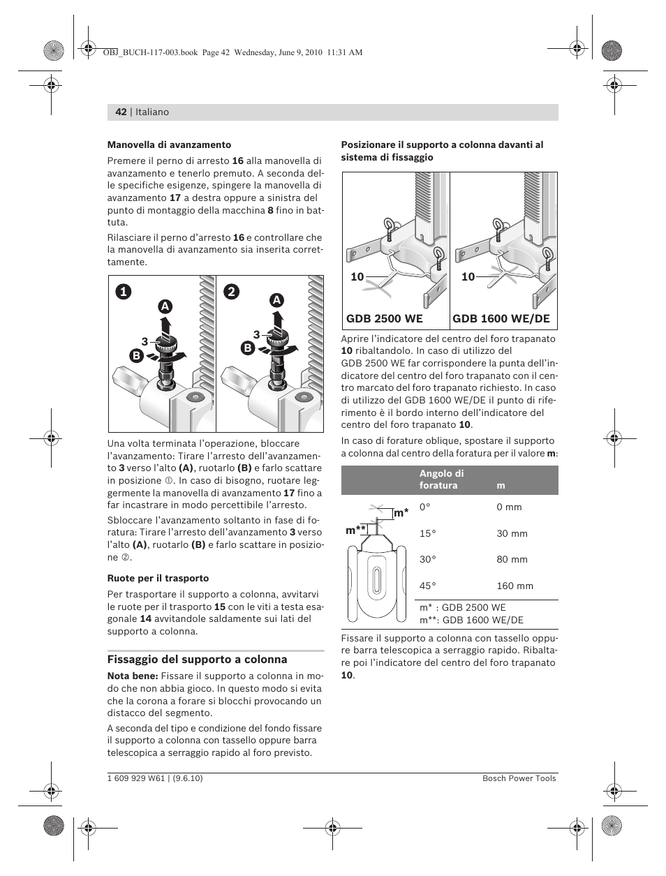 Bosch S 500 A Professional User Manual | Page 42 / 216