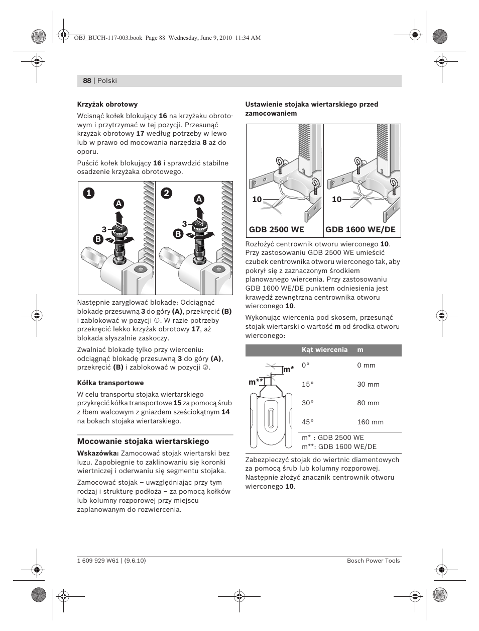 Bosch S 500 A Professional User Manual | Page 88 / 216