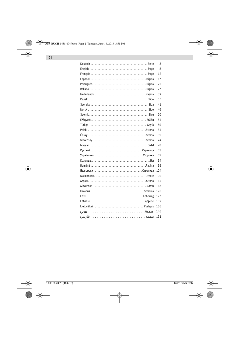 Bosch GSB 10,8-2-LI Professional User Manual | Page 2 / 157