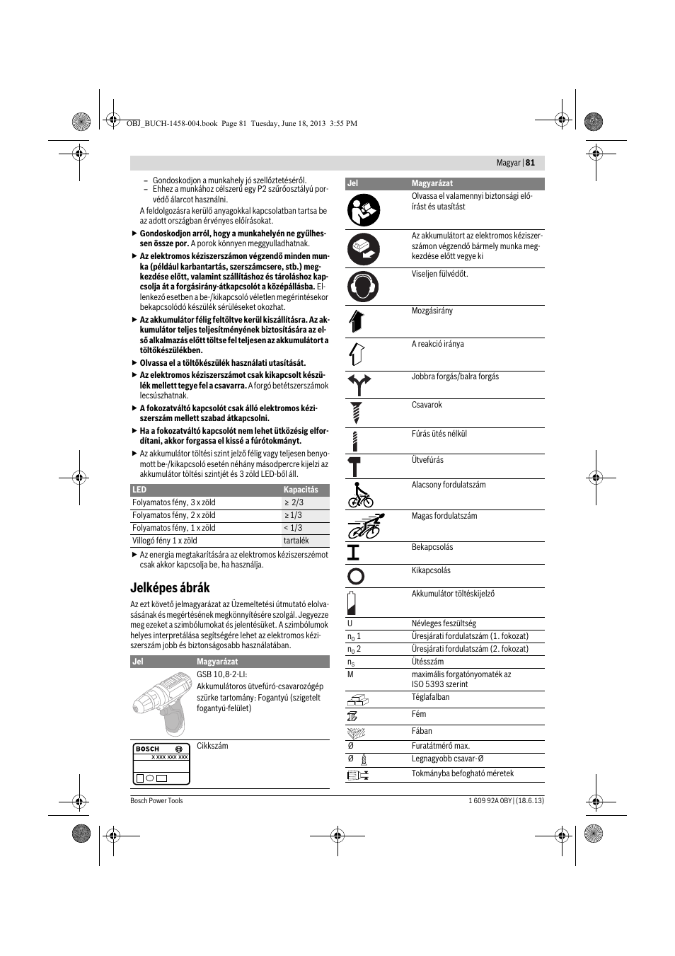 Jelképes ábrák | Bosch GSB 10,8-2-LI Professional User Manual | Page 81 / 157