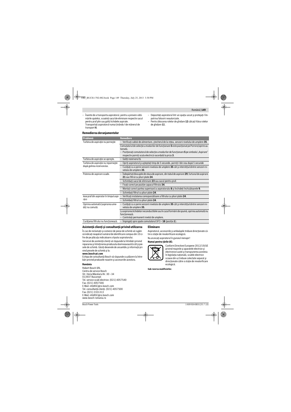 Bosch GAS 35 L SFC+ Professional User Manual | Page 149 / 219