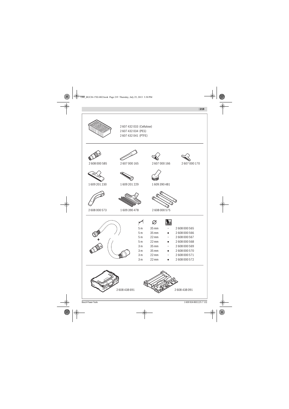 Bosch GAS 35 L SFC+ Professional User Manual | Page 219 / 219