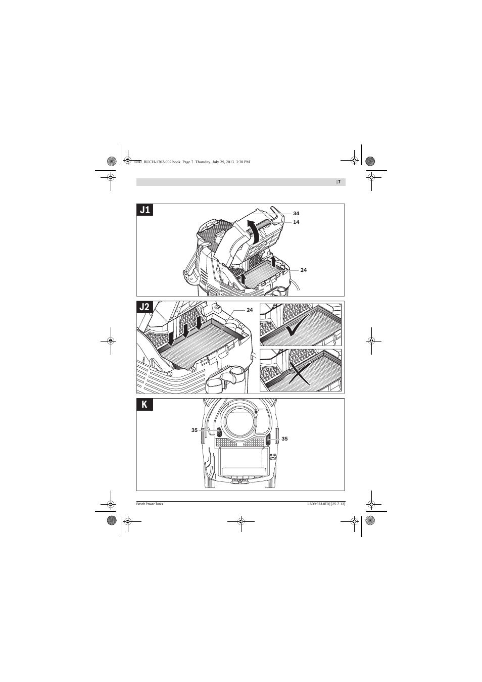 J1 k j2 | Bosch GAS 35 L SFC+ Professional User Manual | Page 7 / 219