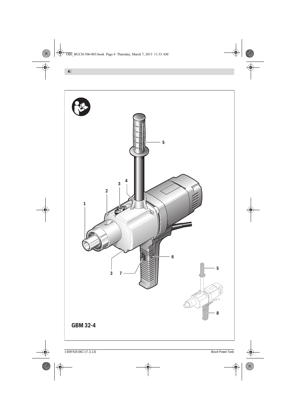 Gbm 32-4 | Bosch GBM 32-4 Professional User Manual | Page 4 / 138