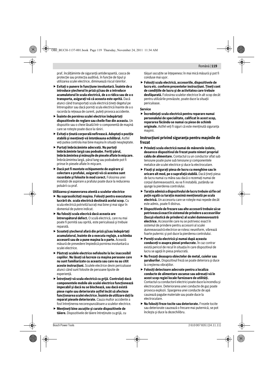 Bosch GKF 600 Professional User Manual | Page 119 / 178