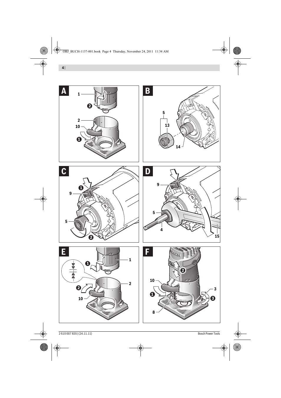 Bosch GKF 600 Professional User Manual | Page 4 / 178