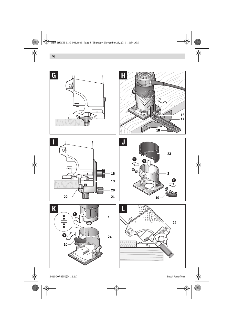 Bosch GKF 600 Professional User Manual | Page 5 / 178