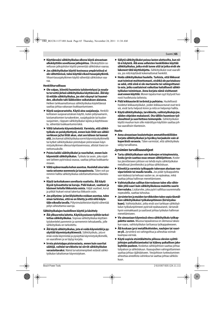 Bosch GKF 600 Professional User Manual | Page 65 / 178