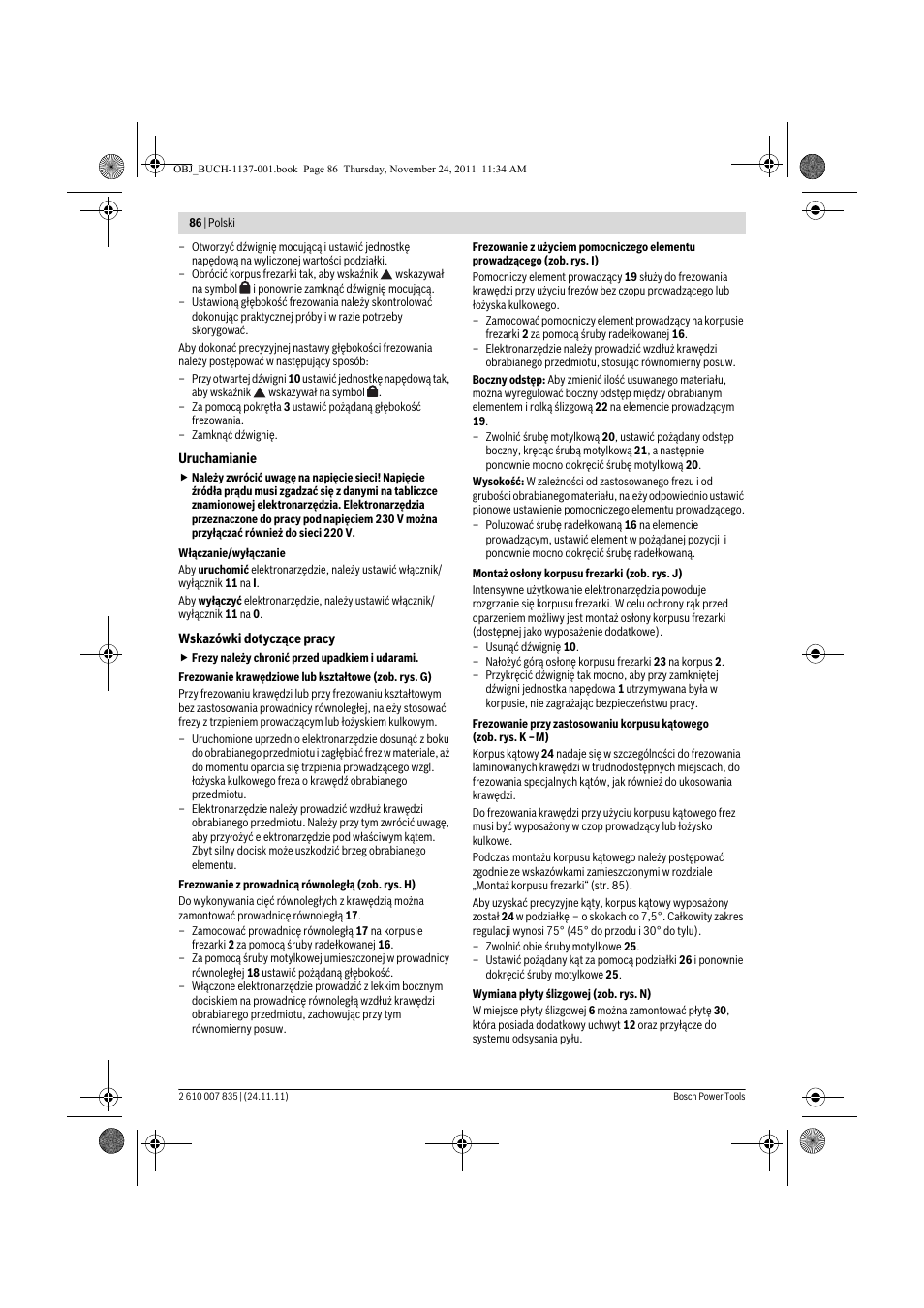 Bosch GKF 600 Professional User Manual | Page 86 / 178