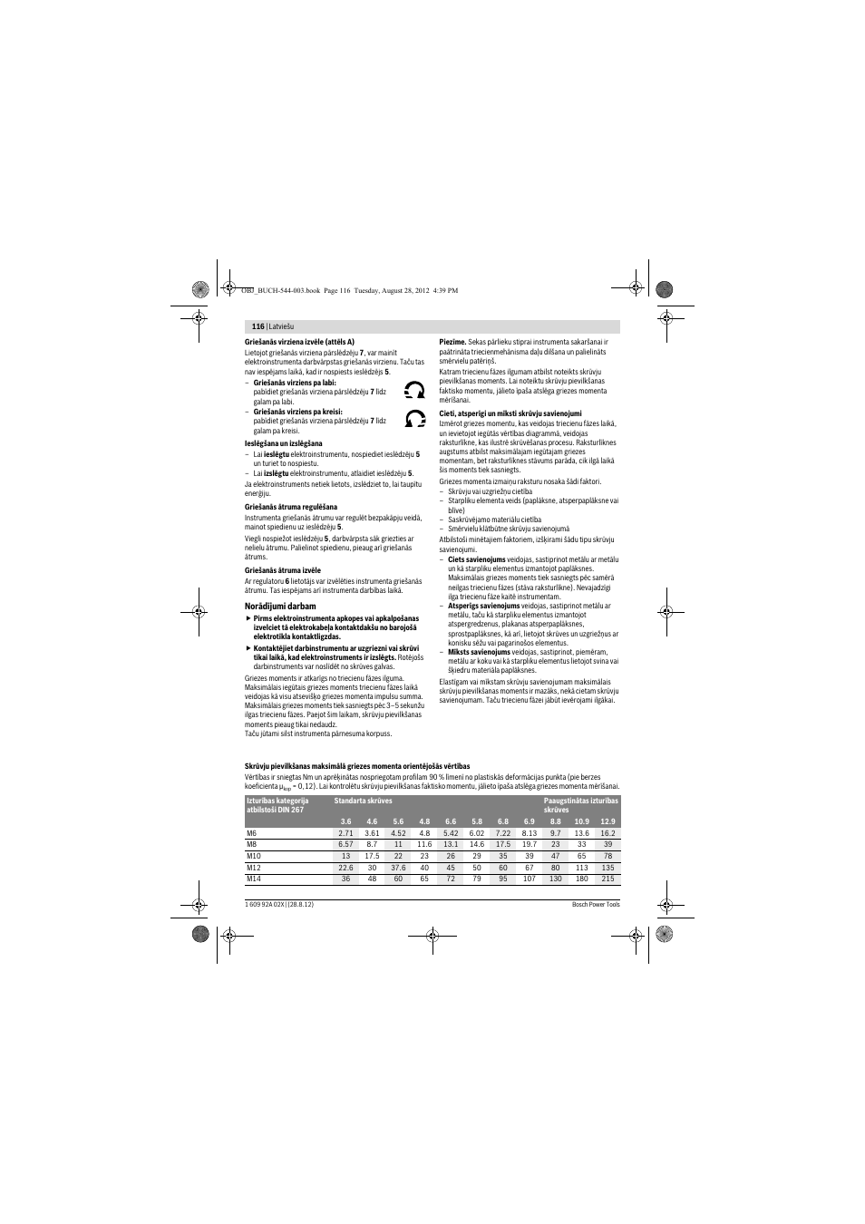 Bosch GDS 18 E Professional User Manual | Page 116 / 131