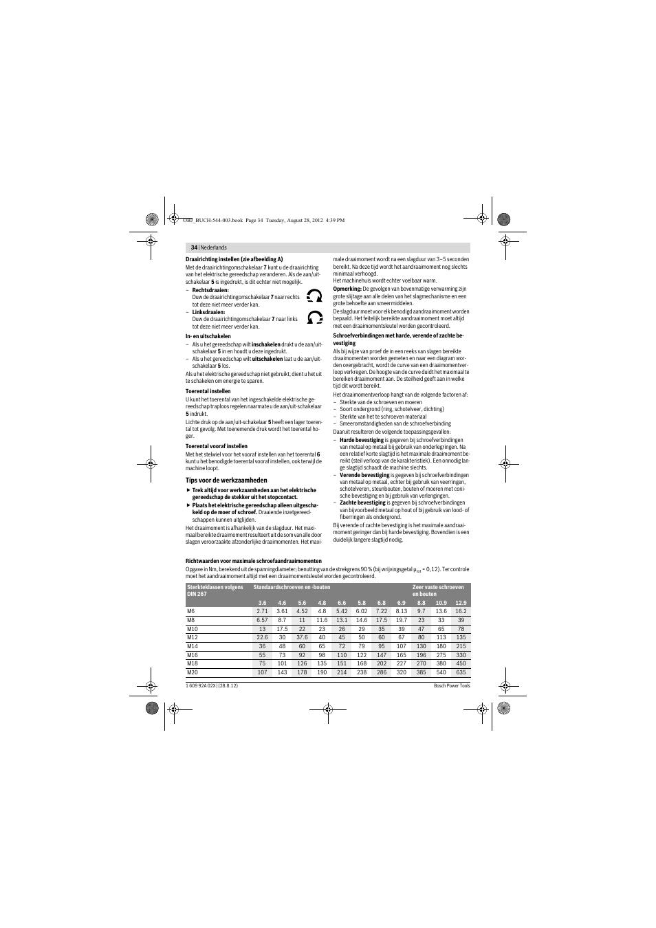 Bosch GDS 18 E Professional User Manual | Page 34 / 131