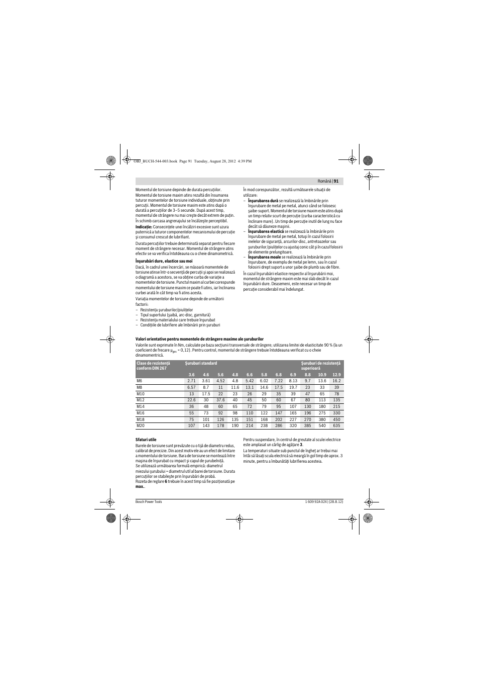 Bosch GDS 18 E Professional User Manual | Page 91 / 131