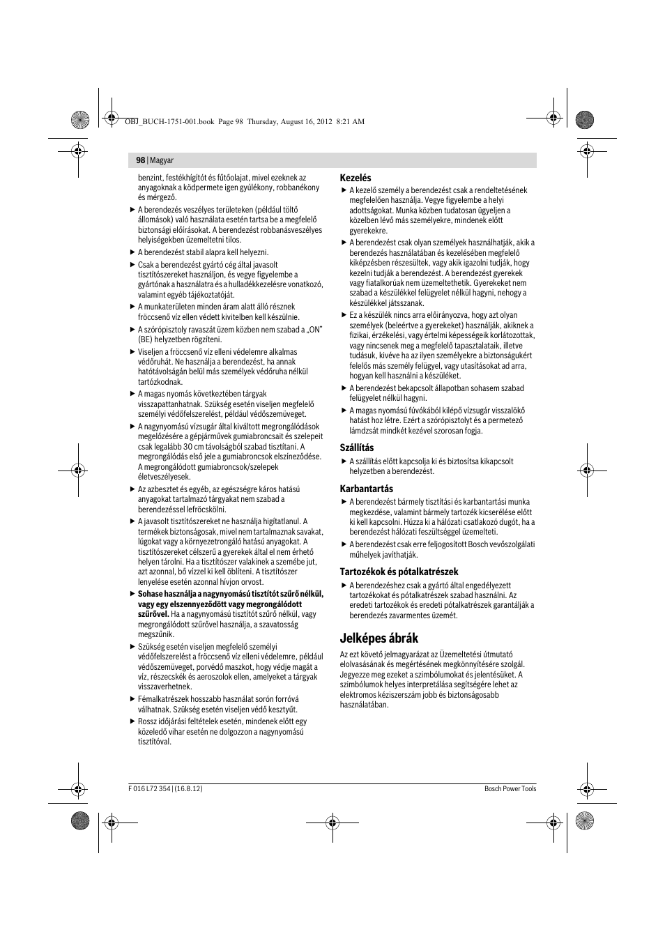 Jelképes ábrák | Bosch GHP 5-13 C User Manual | Page 98 / 178