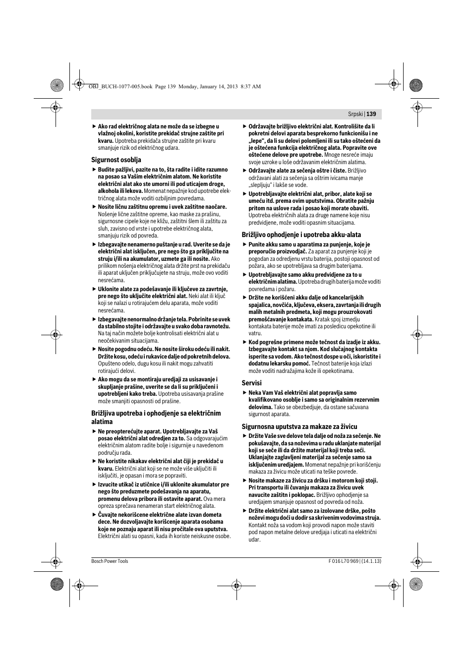 Bosch AGS 7,2 LI User Manual | Page 139 / 177