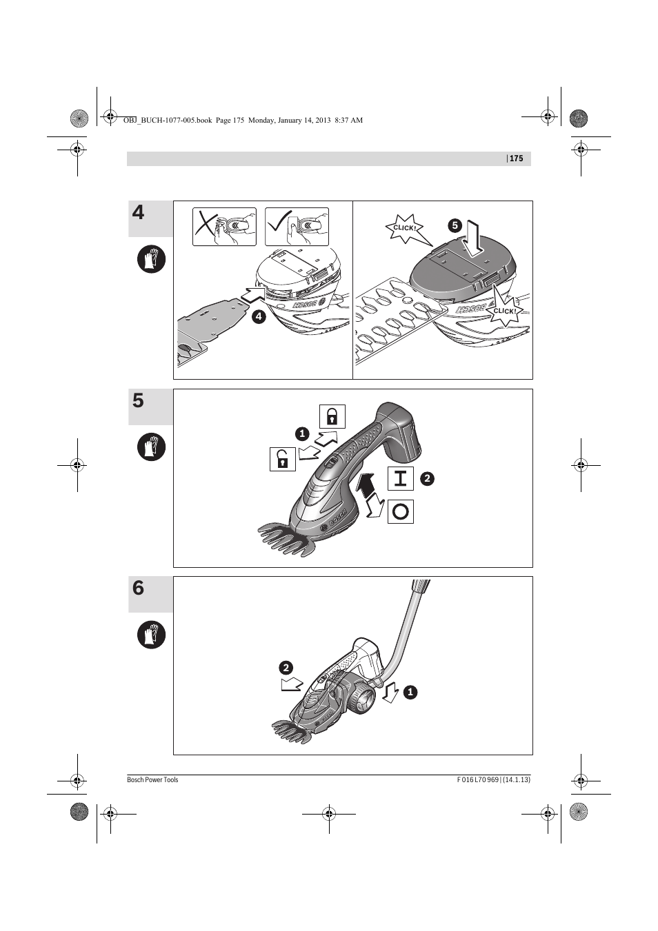 Bosch AGS 7,2 LI User Manual | Page 175 / 177