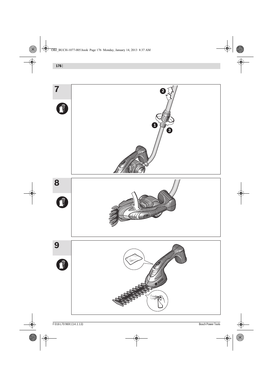 Bosch AGS 7,2 LI User Manual | Page 176 / 177