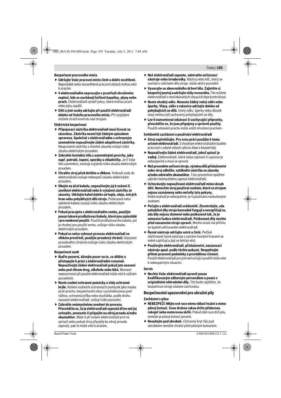 Bosch GKS Professional 55 User Manual | Page 105 / 213