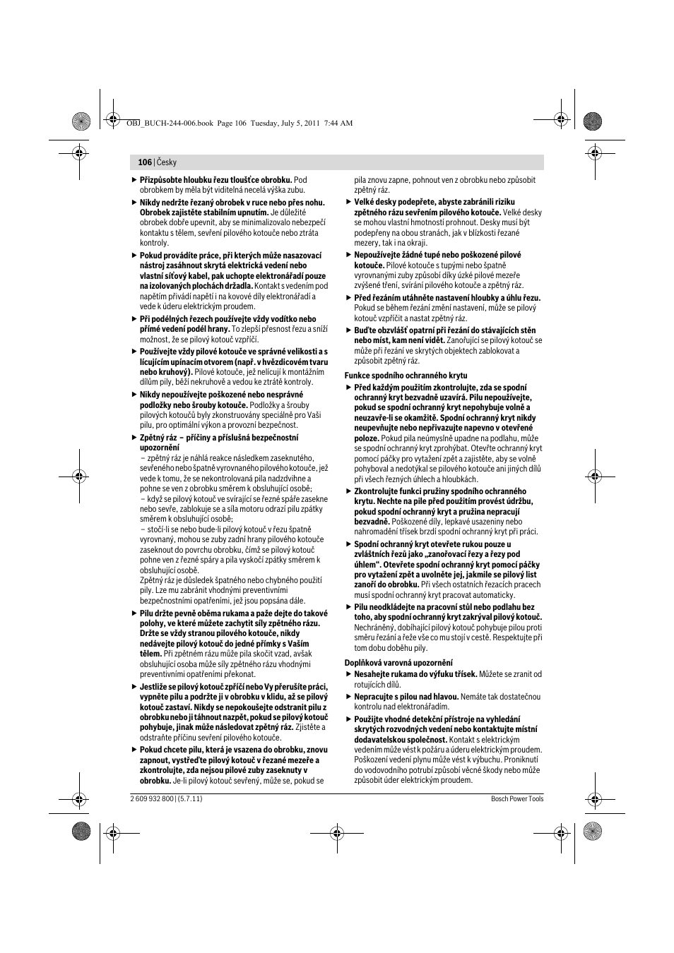 Bosch GKS Professional 55 User Manual | Page 106 / 213