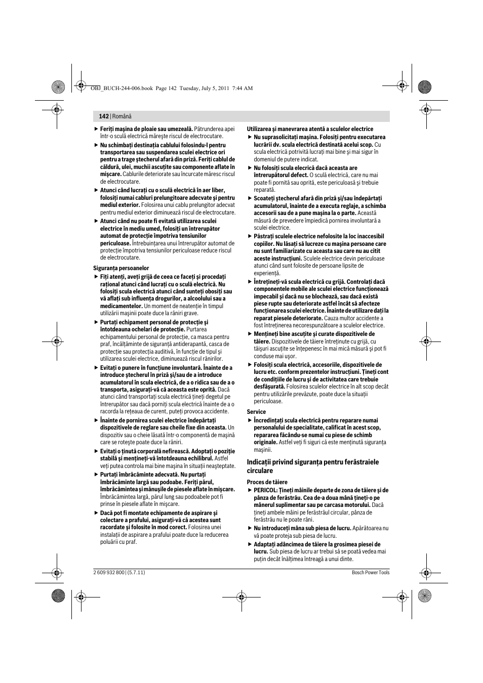 Bosch GKS Professional 55 User Manual | Page 142 / 213