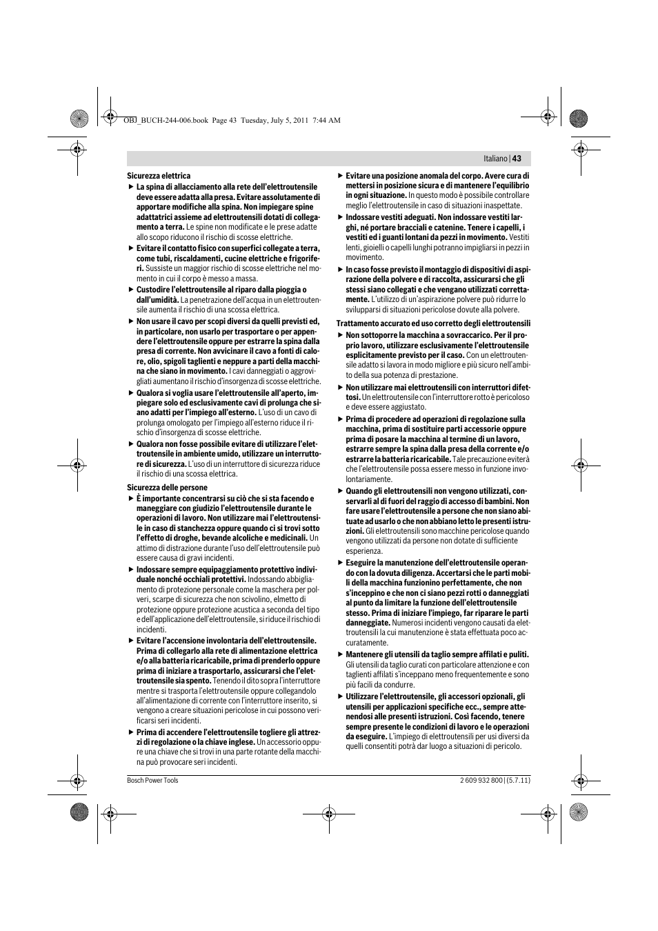 Bosch GKS Professional 55 User Manual | Page 43 / 213