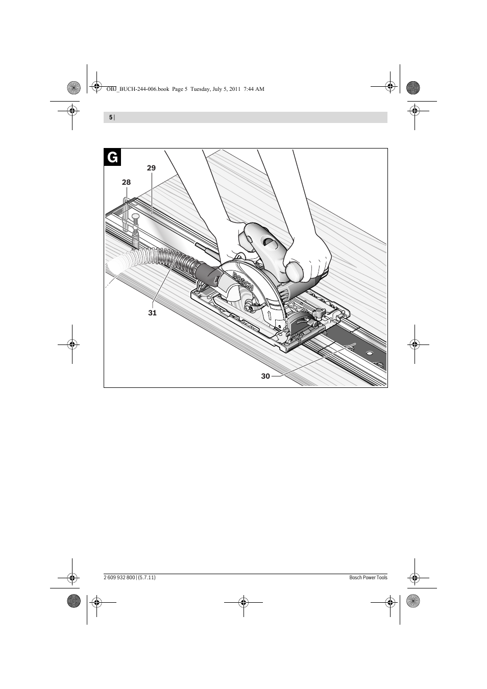 Bosch GKS Professional 55 User Manual | Page 5 / 213