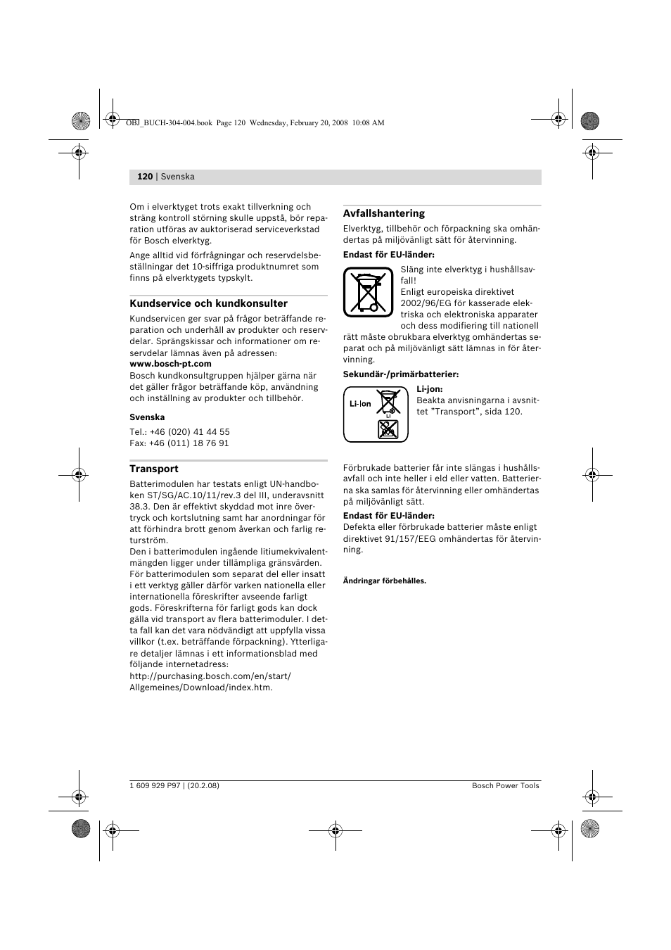 Bosch GKS 36 V-LI Professional User Manual | Page 120 / 349