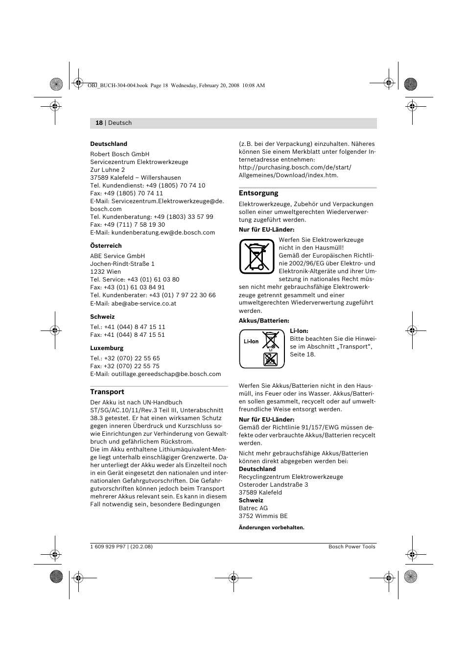 Bosch GKS 36 V-LI Professional User Manual | Page 18 / 349