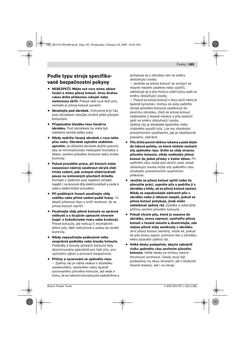 Bosch GKS 36 V-LI Professional User Manual | Page 185 / 349