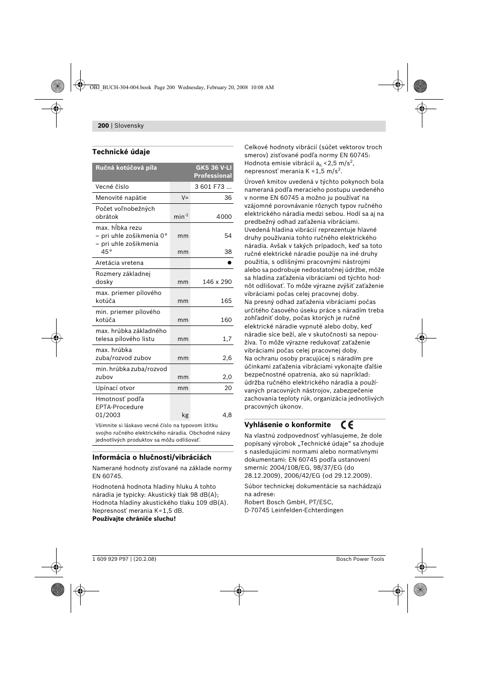 Bosch GKS 36 V-LI Professional User Manual | Page 200 / 349