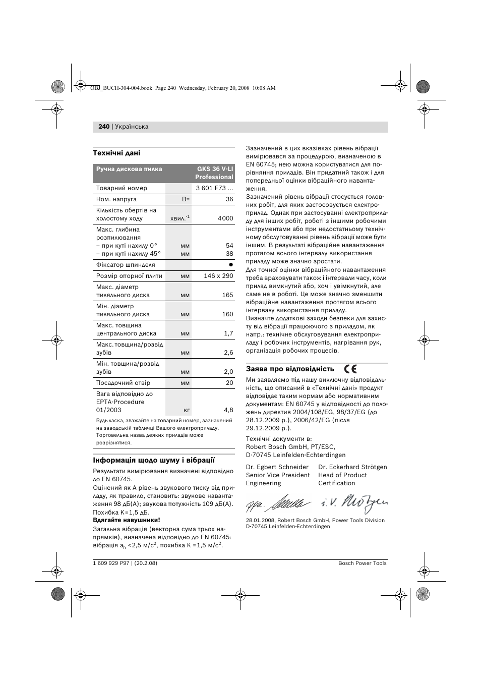 Bosch GKS 36 V-LI Professional User Manual | Page 240 / 349