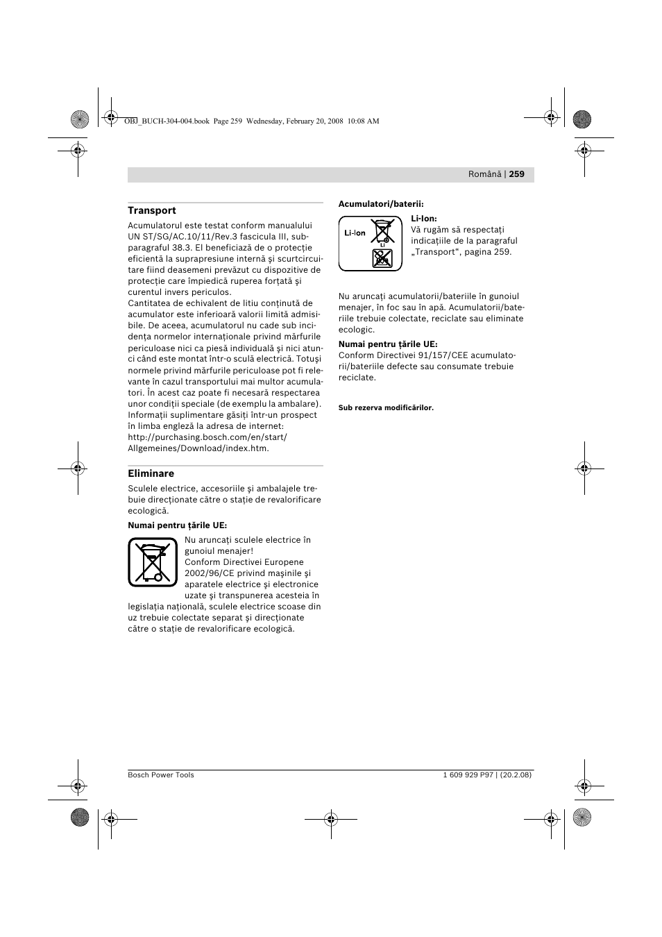 Bosch GKS 36 V-LI Professional User Manual | Page 259 / 349