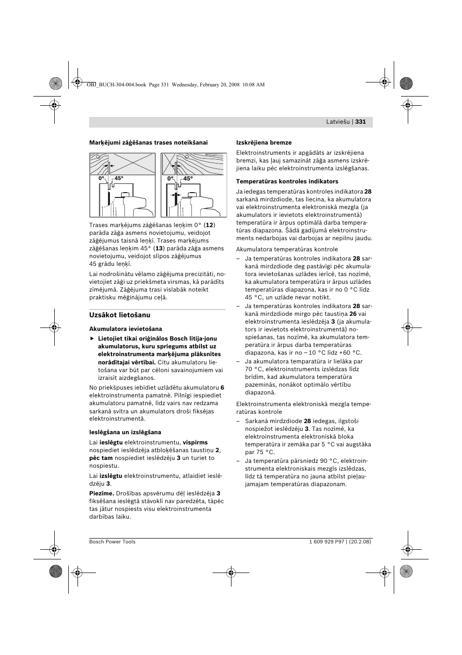 Bosch GKS 36 V-LI Professional User Manual | Page 331 / 349