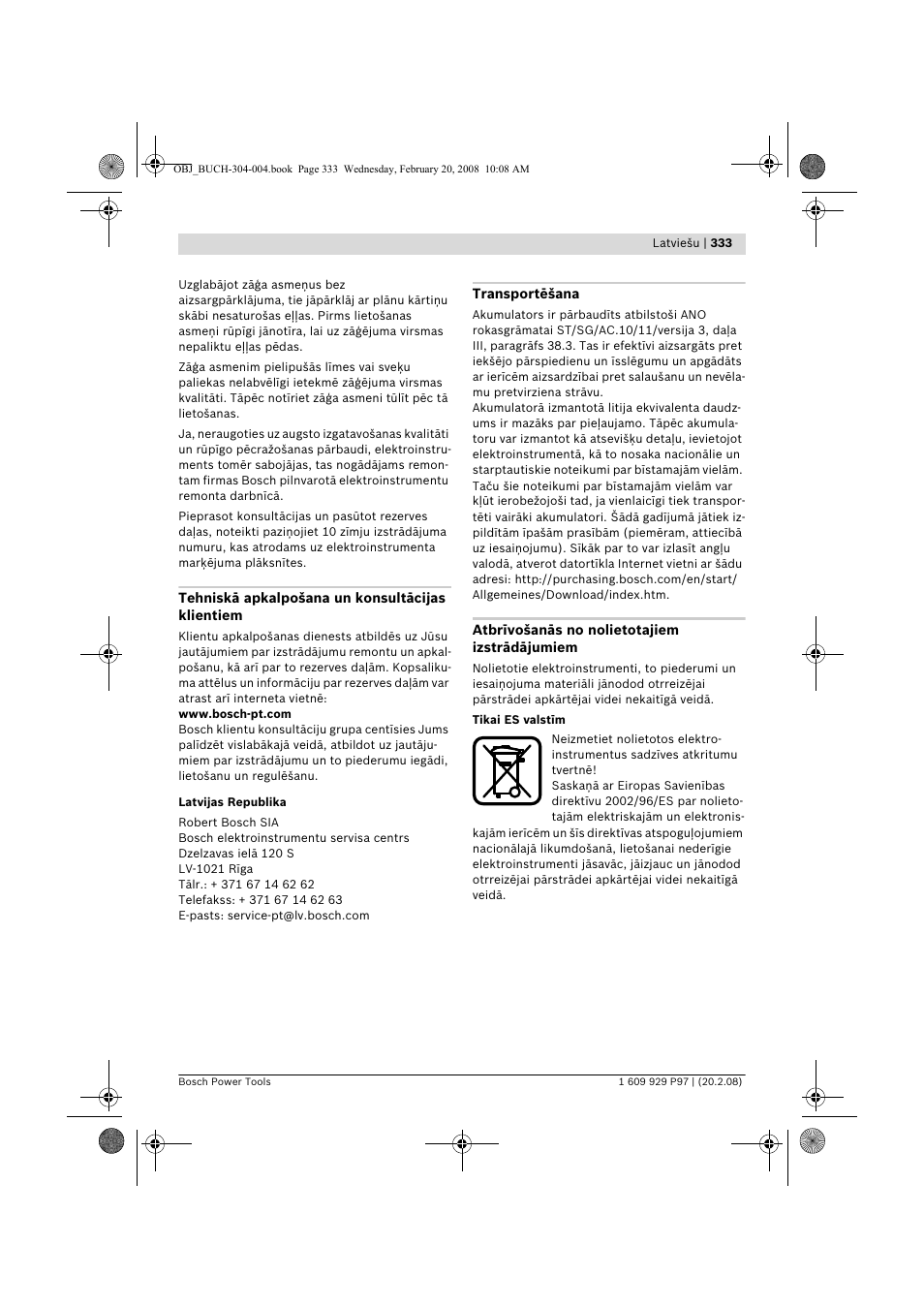 Bosch GKS 36 V-LI Professional User Manual | Page 333 / 349